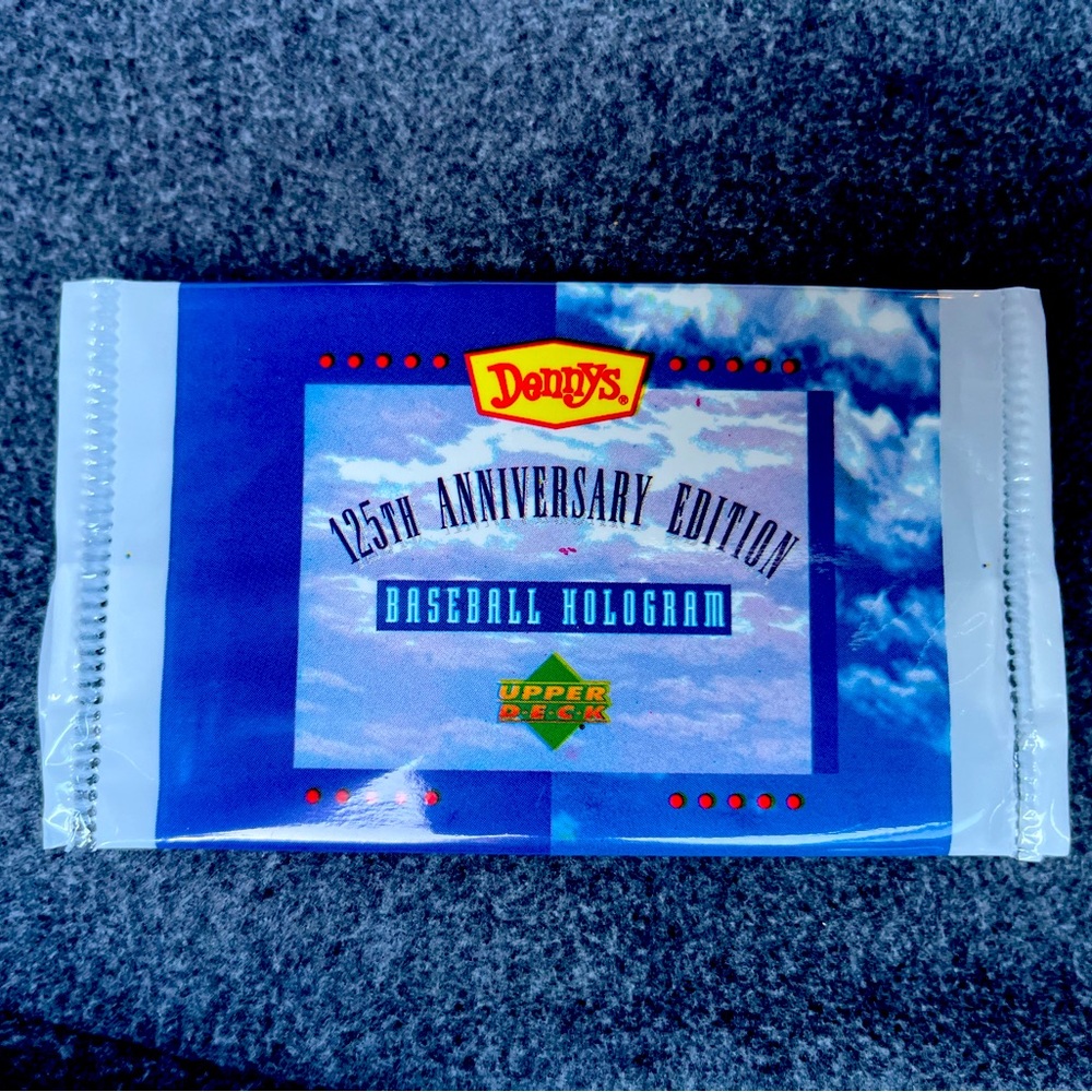 1994 Dennys 125th Anniversary Upper Deck Hologram baseball card NEW